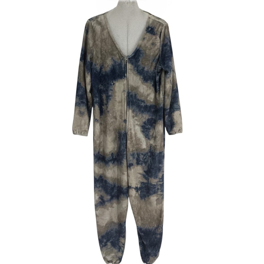 Natural Life Tie Dye Loungewear Jumpsuit Womens One Piece Pajama Boho Size S